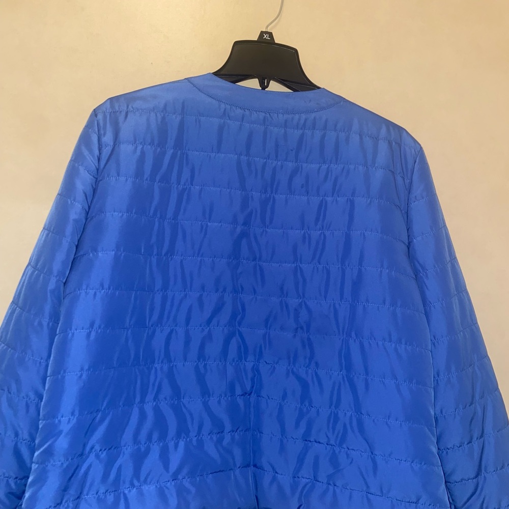 Ruby Rd. Blue Studded Puffer Jacket - Picture 8 of 13